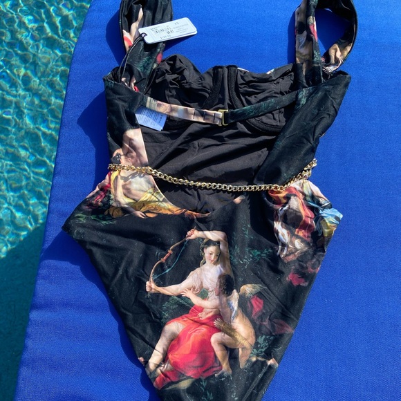 WEWOREWHAT VINTAGE DANIELLE ONE PIECE SWIMSUIT - Picture 5 of 6